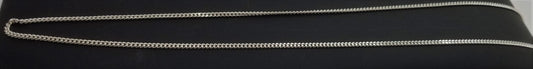 Sterling silver curb chain (Picture is of just one chain, length, width and price given in drop down menu)