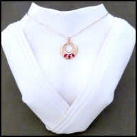 "Red Diamonds" Care Assistant Pendant/Pin (chain not included)